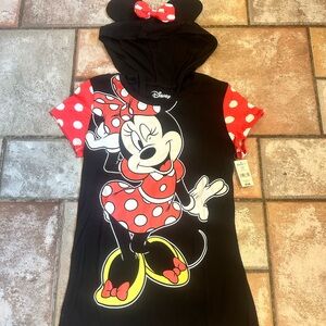 Disney Black and Red Minnie Mouse Hoodie